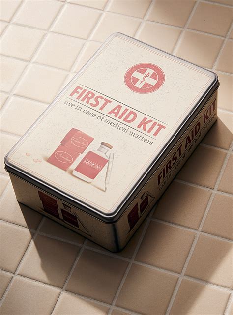 first aid metal box simons|Baskets & Storage .